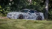 Mercedes-Benz SL Roadster teaser photo (side view)