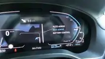 BMW X3 30e (2020): Im rechten Bereich werden die Hybrid-Modi angezeigt: Auto eDrive, Max eDrive und Battery Control