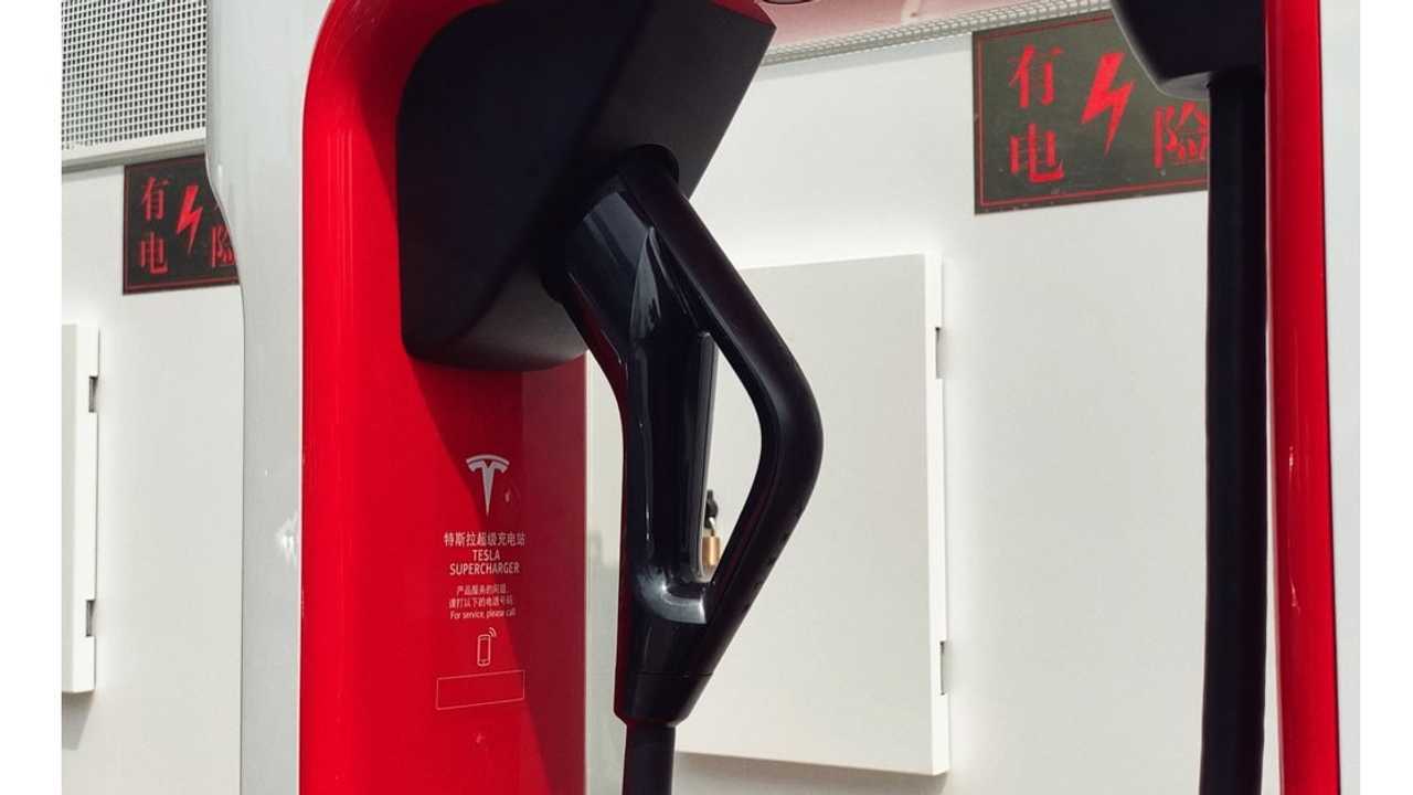 Tesla Supercharging - V3 station in Beijing, China