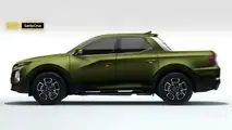 Hyundai Santa Cruz Profilden Hayali Tasarımı (Render)