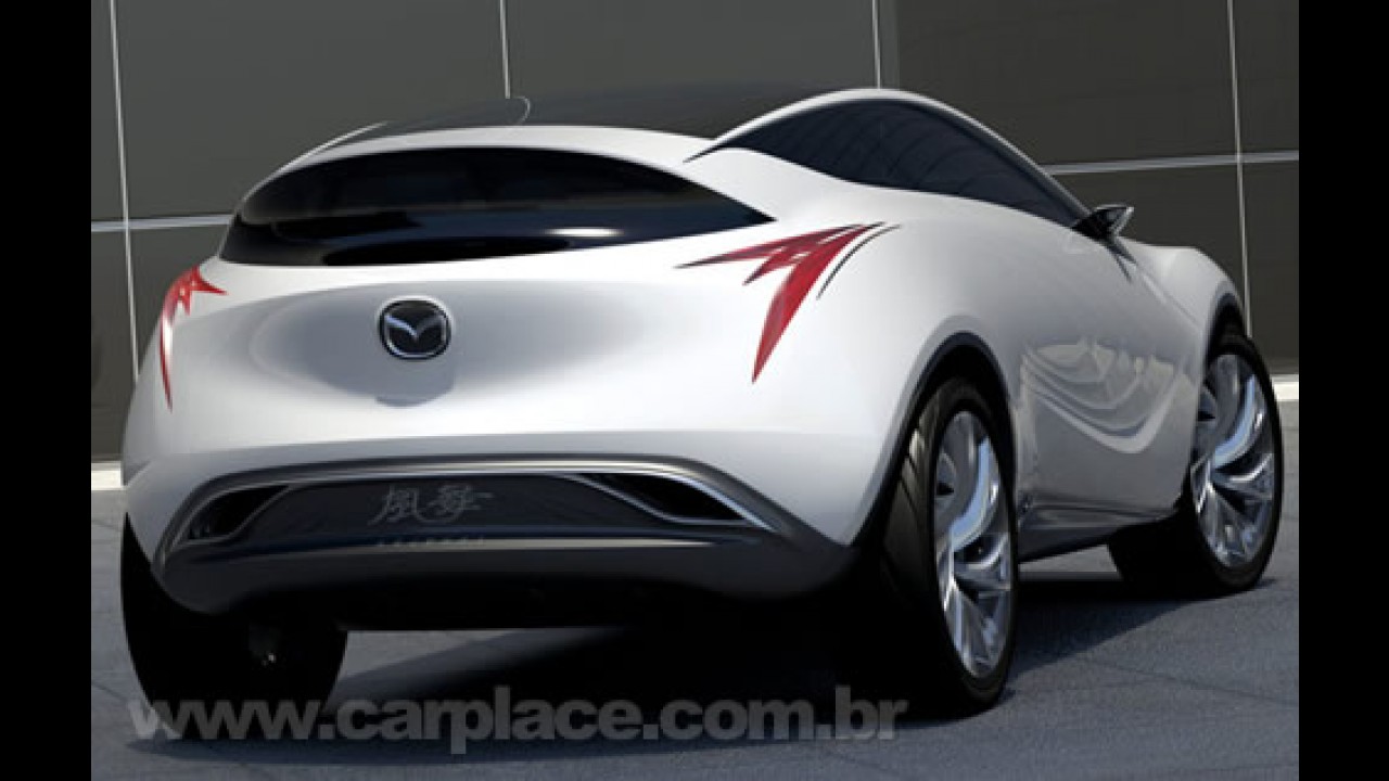 Mazda divulga mais imagens e detalhes do futurístico Kazamai Concept