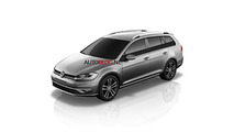 Makyajlı VW Golf 7 station wagon, sızdırılmış fotoğraflar