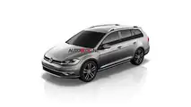 VW Golf 7 wagon estate facelift leaked photos