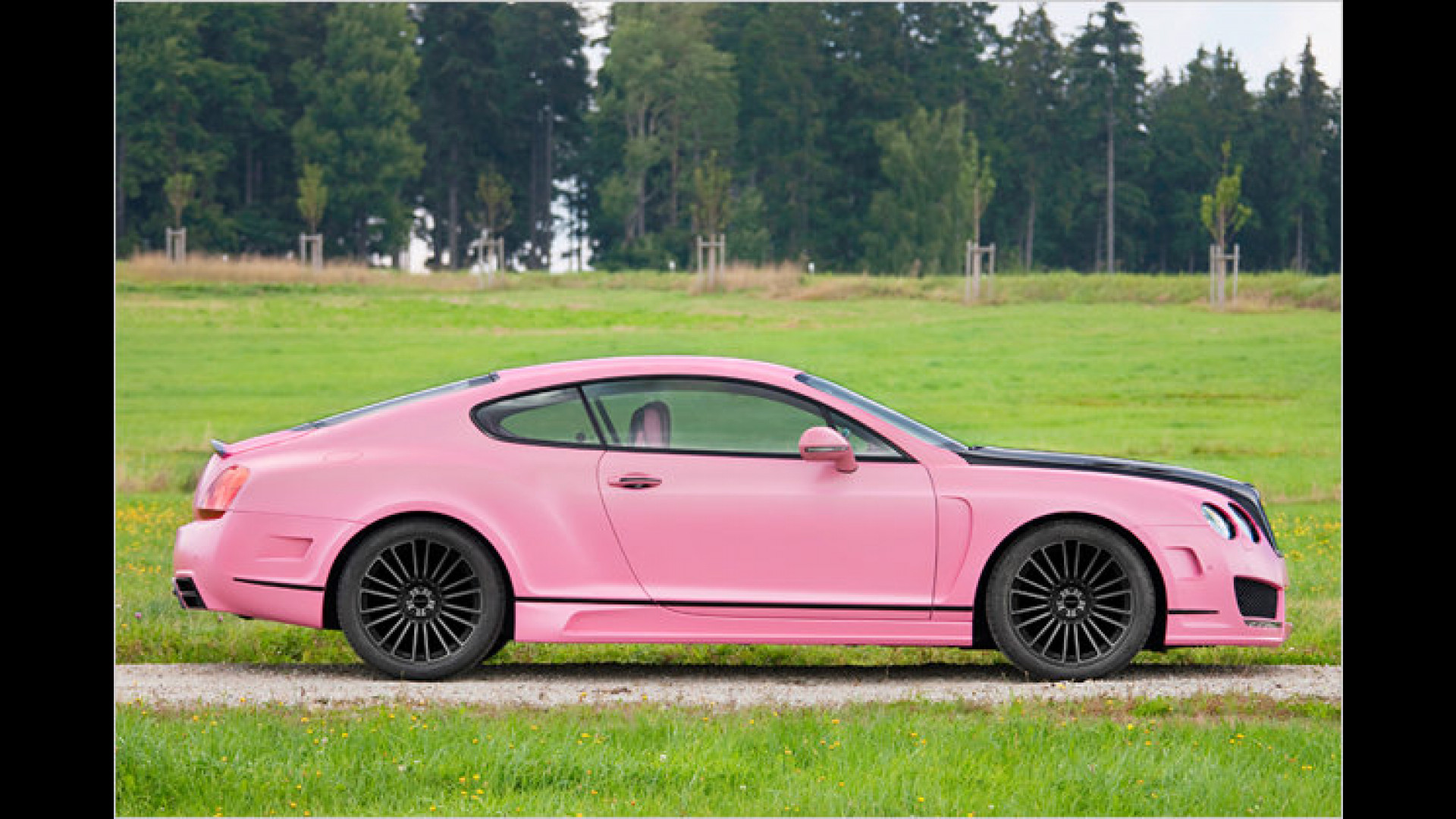 Hingucker: Pinkfarbener Bentley Continental GT Speed
