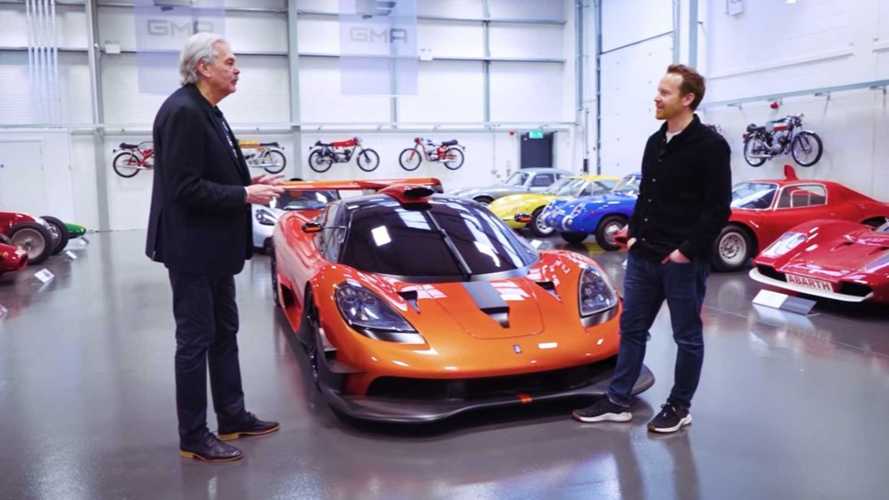 The man behind the McLaren F1 shows off his car collection