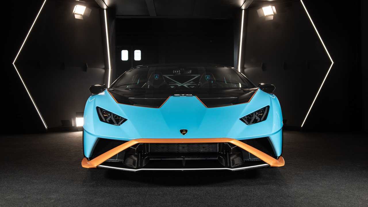 Lamborghini Huracan STO, vista dal vivo