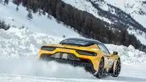 Maserati MC20, i test sulla neve a Livigno