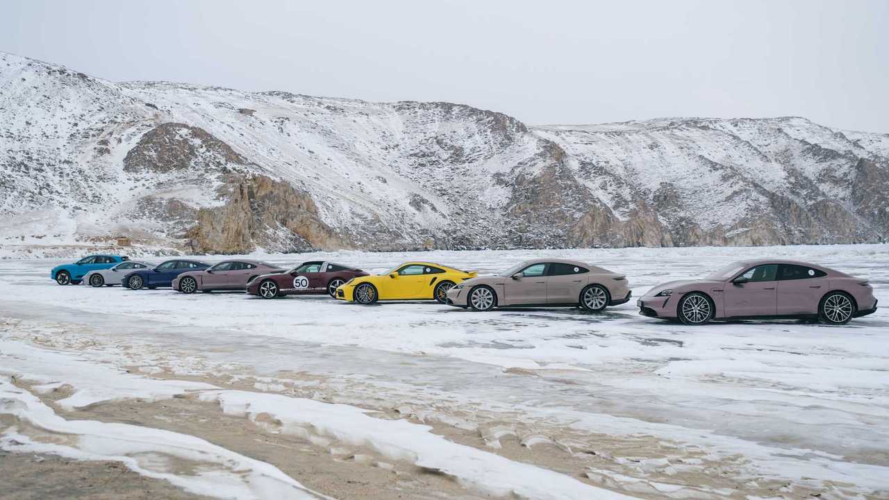 Porsche Taycan тесты в России
