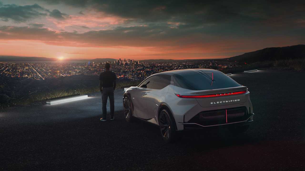 Концепт Lexus LF-Z Electrified, вид сзади