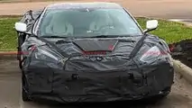 Chevrolet Corvette Z06 prototype spy photo (front end)