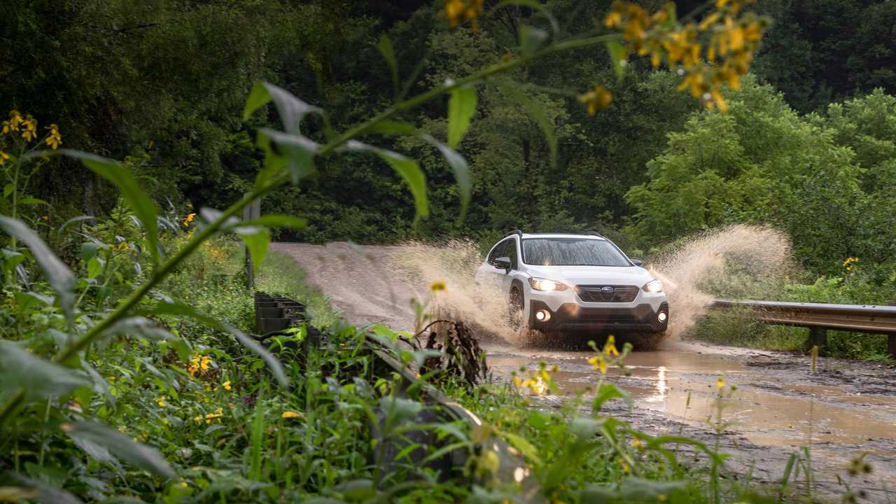 2021 Subaru Crosstrek water action