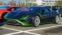 2021 Lamborghini Huracan STO espionne près de Modène