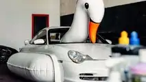 Das Porsche Swan Art Car von Chris Labrooy