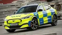 Ford Mustang Mach-E britisches Polizeiauto