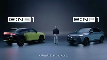 Honda готовит для Китая пару электрокроссоверов, премьера скоро Honda e:NS1 и e:NP1