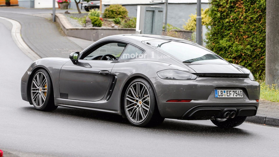 Porsche 718 Cayman GTS 2018, fotos espía