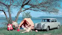 Zeitreise: Unterwegs im Mercedes 220 von 1955