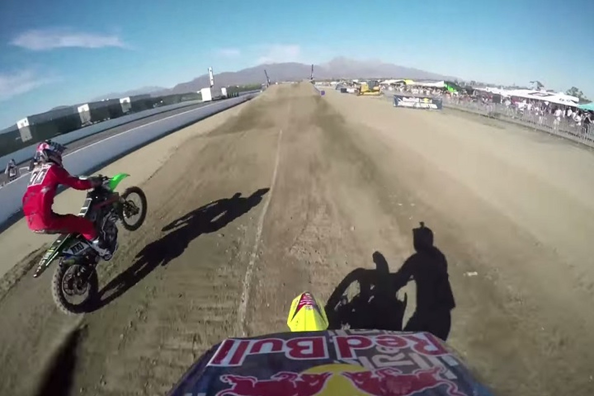 Watch Travis Pastrana's Incredible Dirt Bike Backflip from his POV