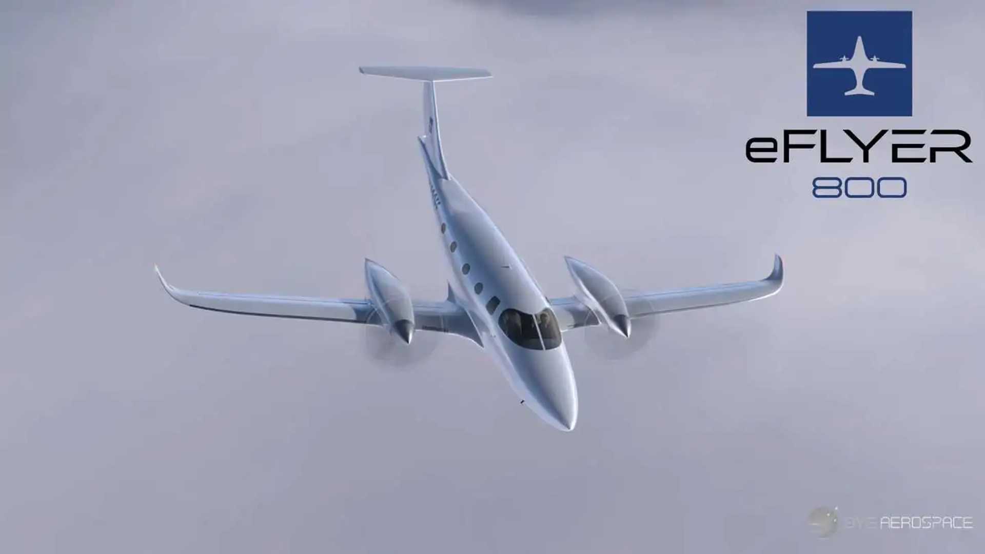 Bye Aerospace Develops 8Seat eFlyer 800 Electric Aircraft