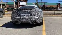 Makyajlı 2020 Jaguar F-Type'ın Casus Videosundan Ekran Görüntüleri