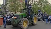 Trattori John Deere alla festa scudetto dell'Inter