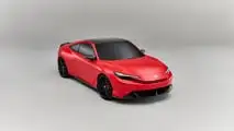 Honda Prelude concept in red