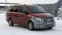 Makyajlı Mercedes-Benz EQV Casus Fotoğrafları