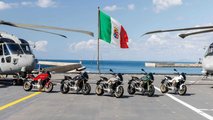 Moto Guzzi V100 Mandello Aviazione Navale - Group Shot