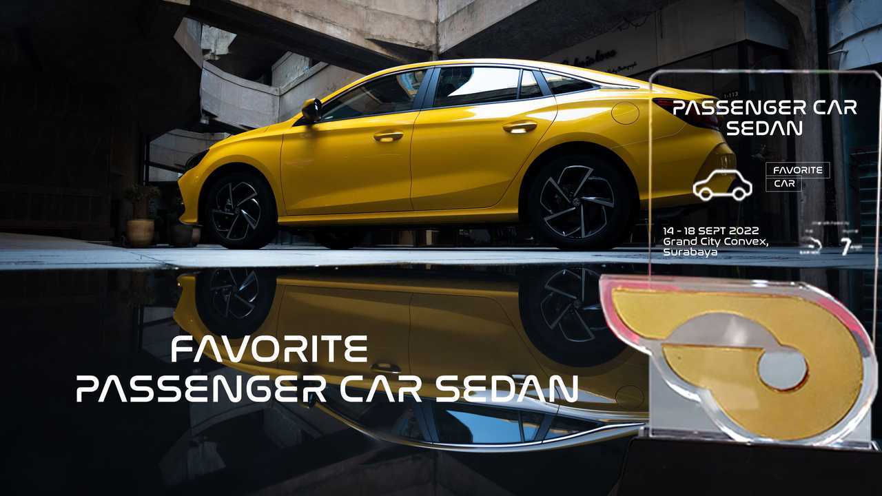 MG 5 GT Berhasil Meraih Penghargaan Favorite Passenger Car Sedan di ajang GIIAS Surabaya 2