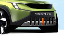 Skoda Vision 7S: Exterieur-Skizze der Front