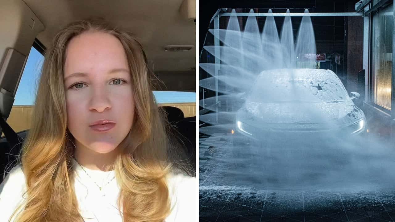 Woman goes through car wash. Then a worker steps in—her car’s too dirty