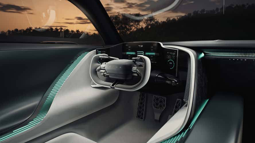 Gli spettacolari interni della Lexus Coupe Concept, supercar ibrida