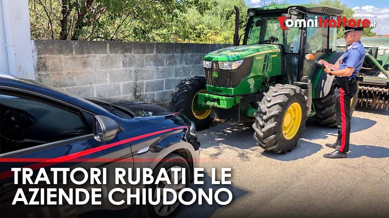 Furti Trattori 2026: ancora allarme per le aziende