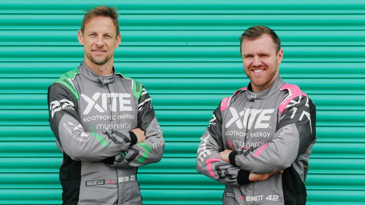 Jenson Button and Oliver Bennett, Xite Energy Racing