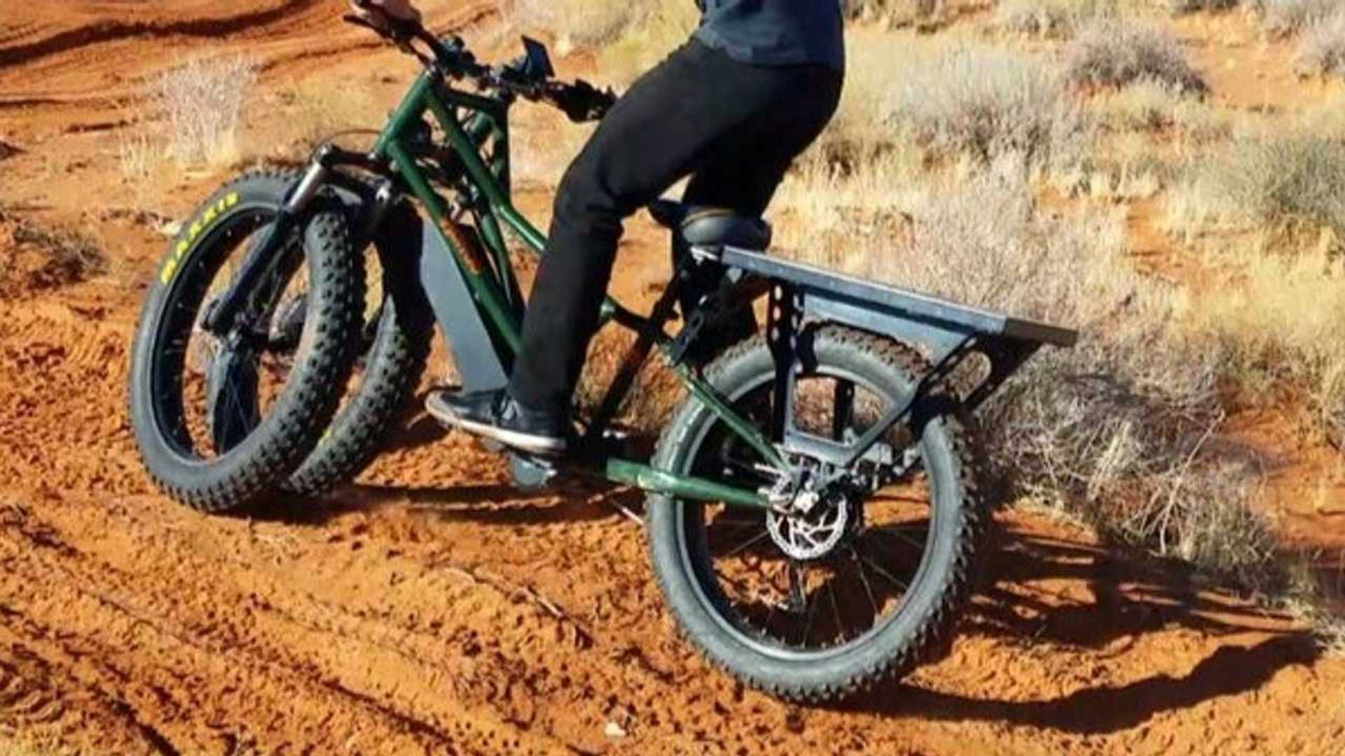 Would You Ride This Weird ThreeWheeled Electric Mountain Bike?