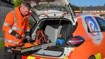 RAC Renault Zoe breakdown patrol van