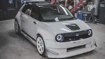 Honda E With Innovate Composites Bodykit Front Corner