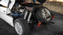 Ford RS200, gruppo motore e sospensioni posteriori