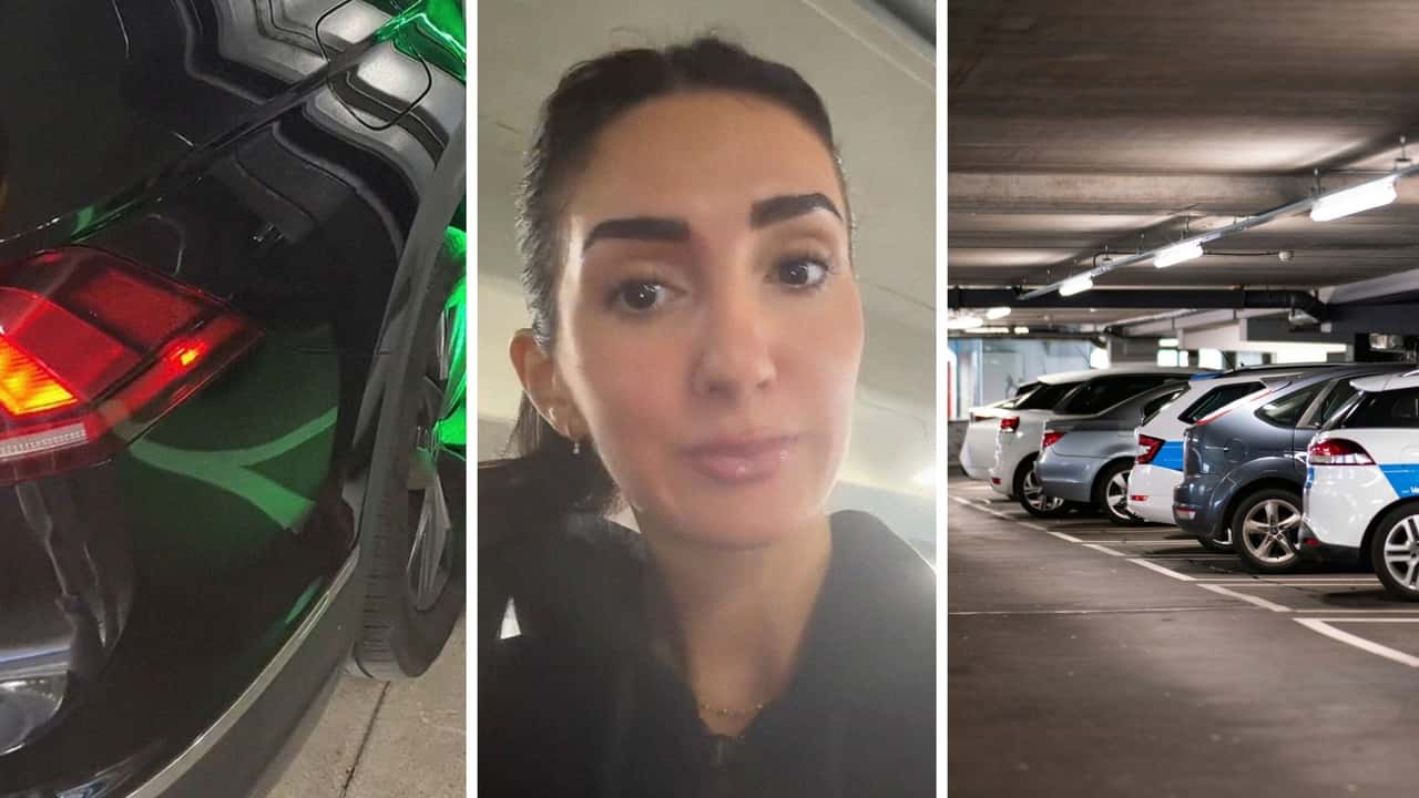 Woman Parks Car In Vulnerable Position