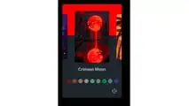 Rivian Crimson moon color selection