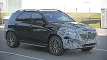 Mercedes GLE Facelift (2025) Erlkönigfotos