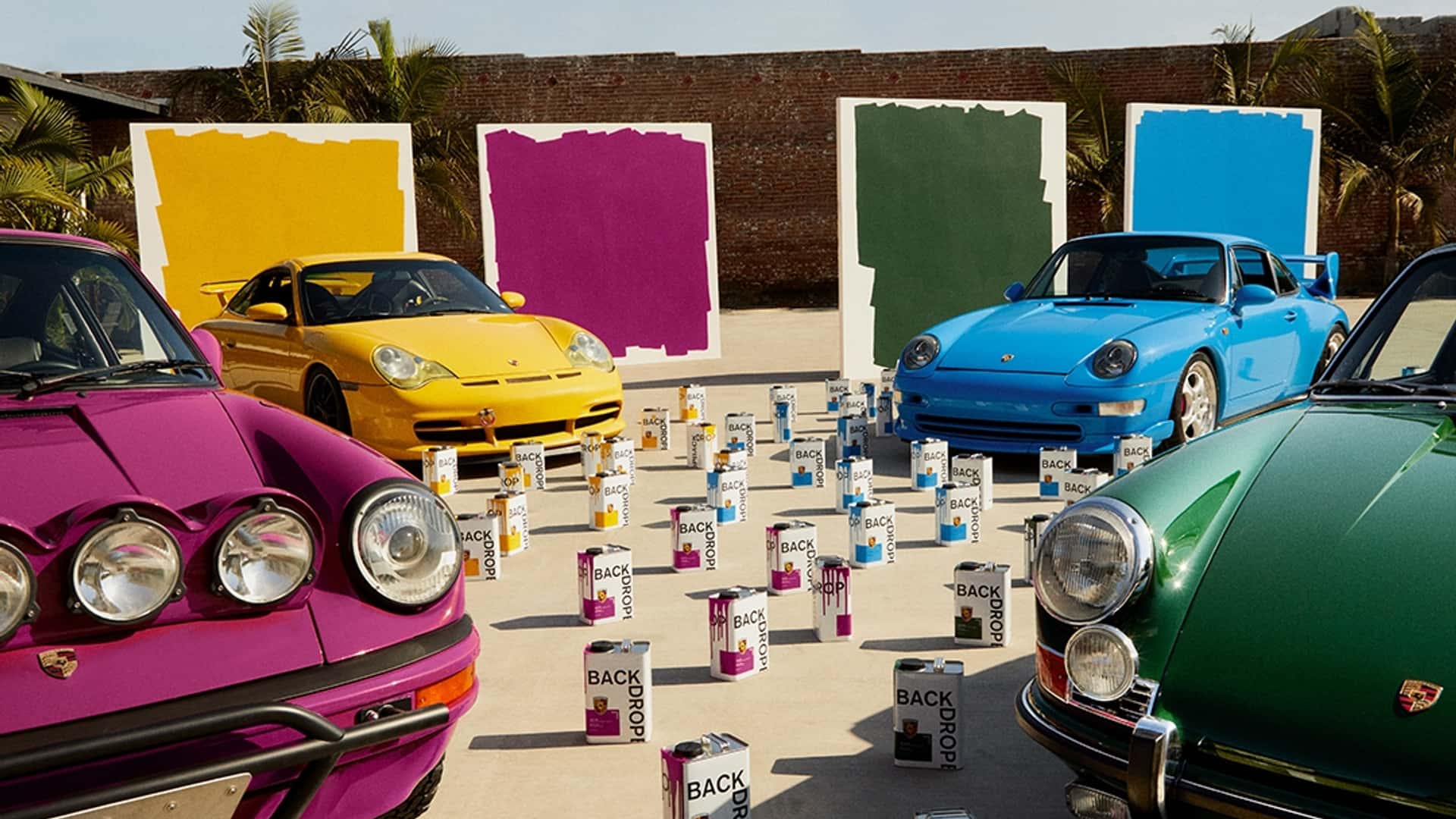 Porsche x Backdrop Release A Historic Paint Collection For Your Home