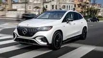 2024 Mercedes-AMG EQE SUV Exterior Front Quarter