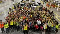 Ford F-150 Lightning production restart at Rouge Electric Vehicle Center on August 1, 2023
