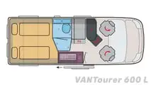 Camper VANTourer basato su Fiat Ducato (2025)
