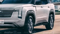 2028 Mitsubishi Montero Rendering by Motor1