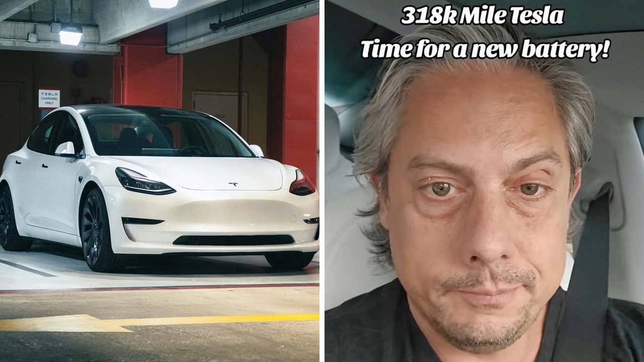 Tesla battery 300K miles