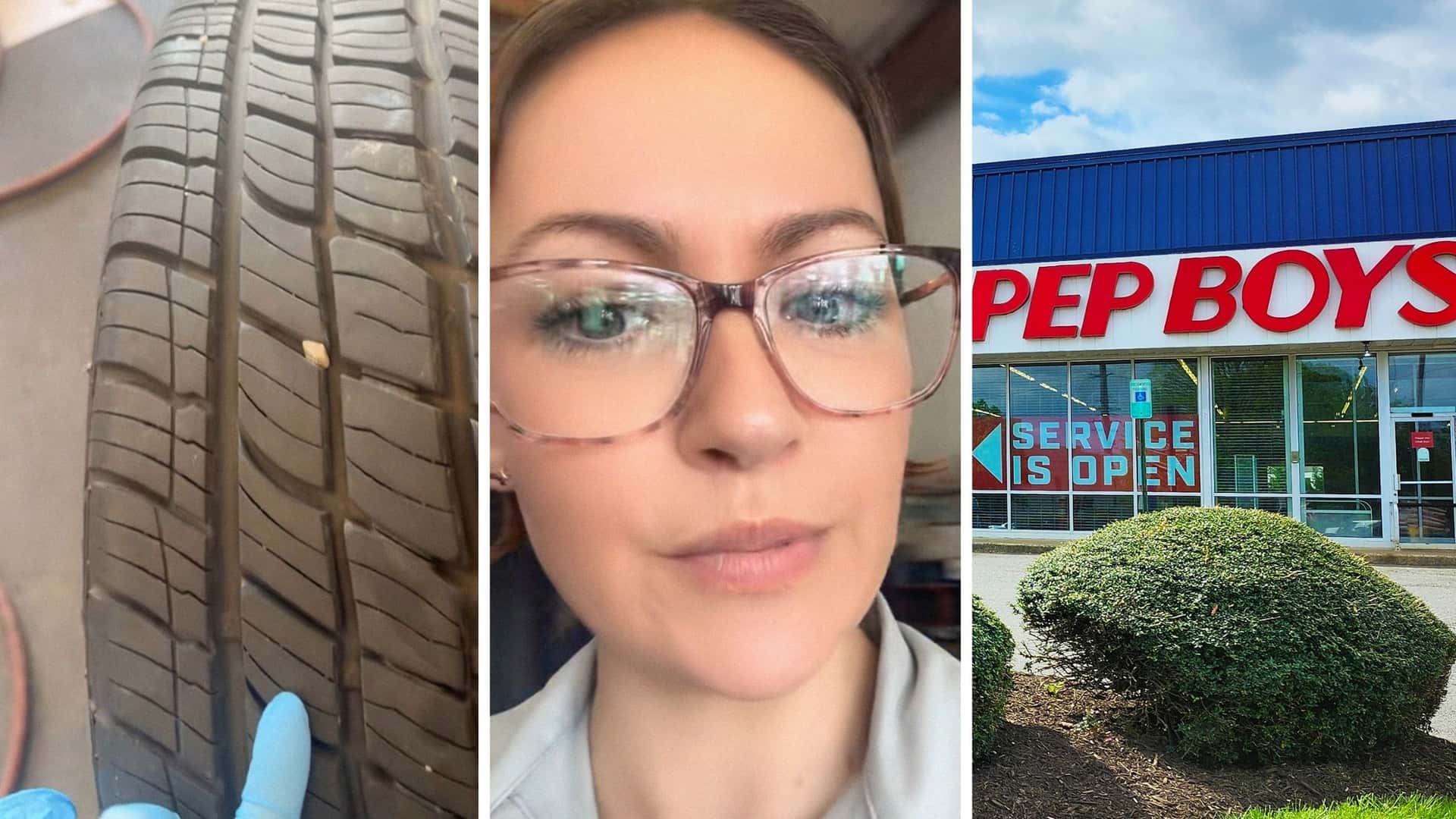 Customer Says Her Car ‘Vibrates' After 10 Mph. Then A Pep Boys Mechanic Looks At The Firestones