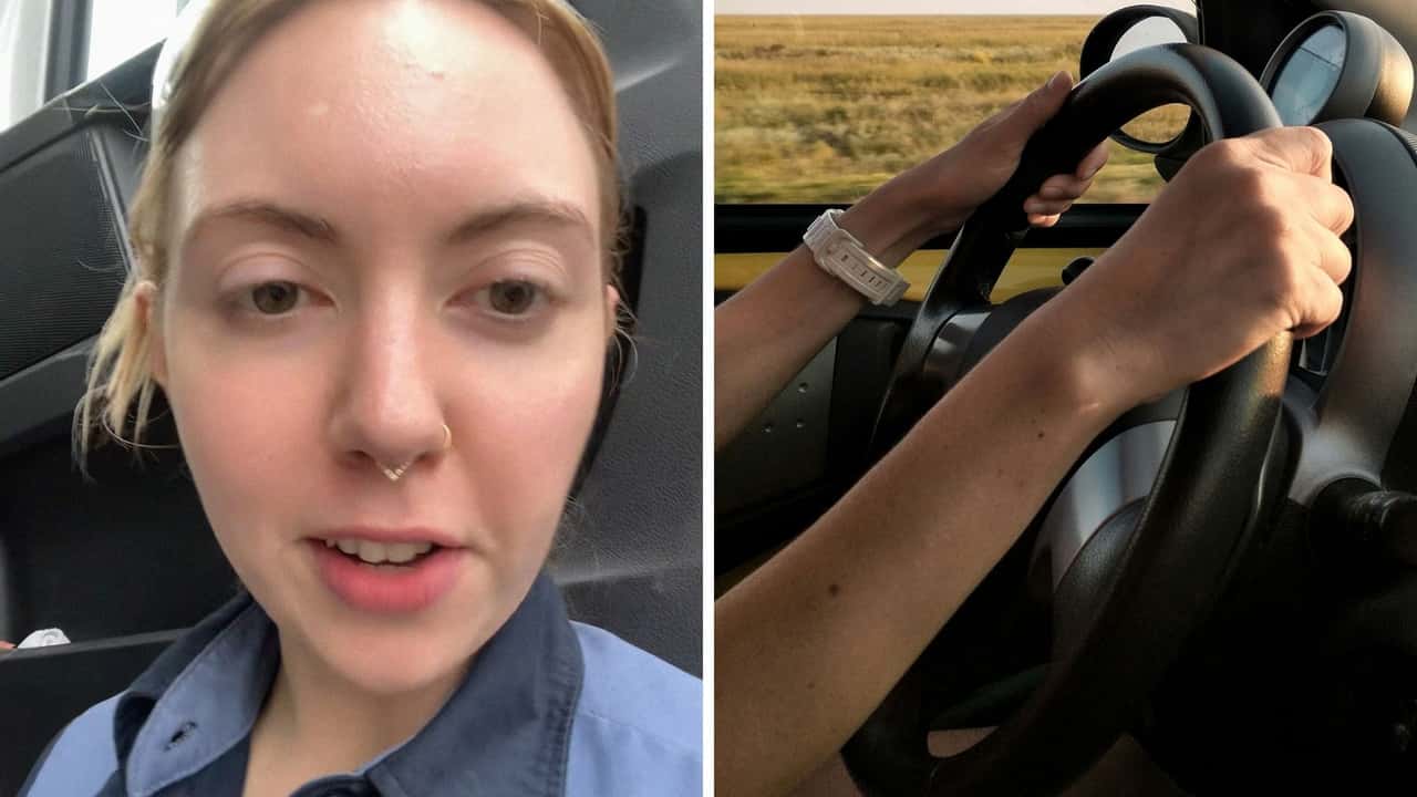 Mechanic test-drives truck with an ABS complaint. Then she takes a closer look