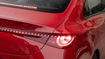 Le luci di stop della Mercedes CLA